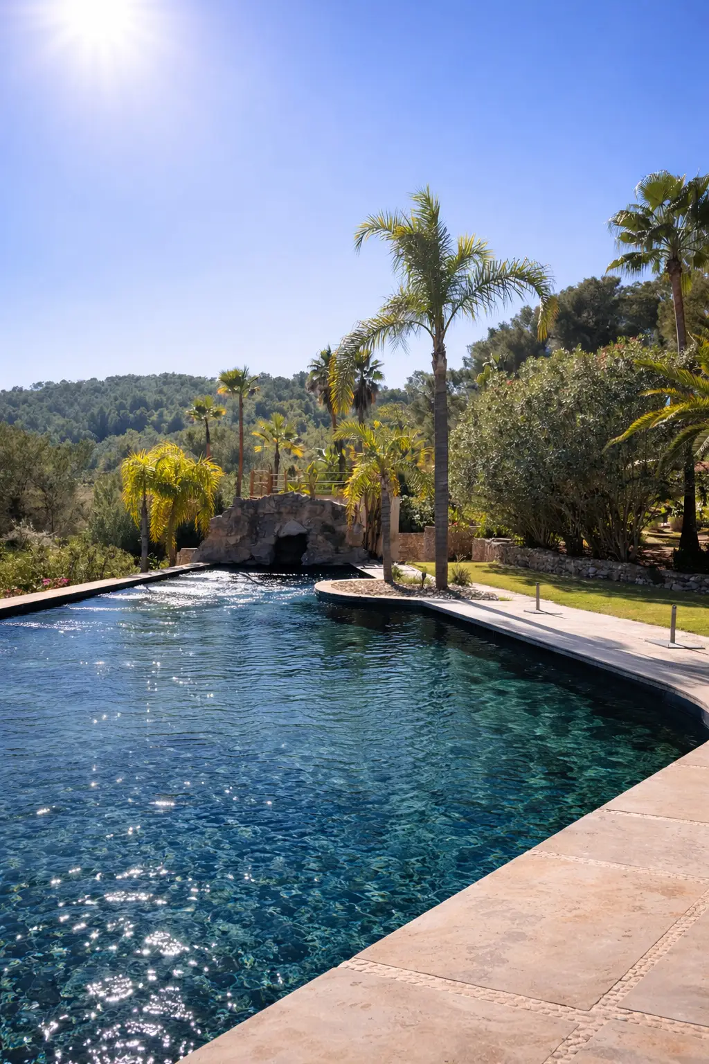 Villa con jardín mediterráneo en Santa Eulalia